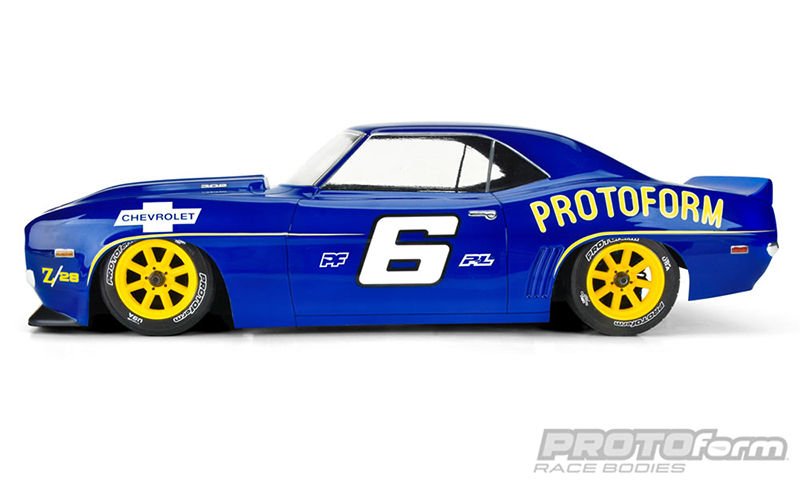 PROTOform 1562-40 1969 Chevrolet Camaro Z28 Clear Body for VTA