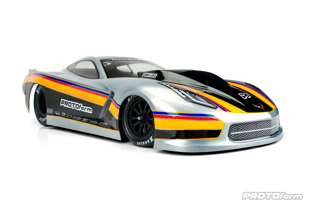 corvette rc drag body