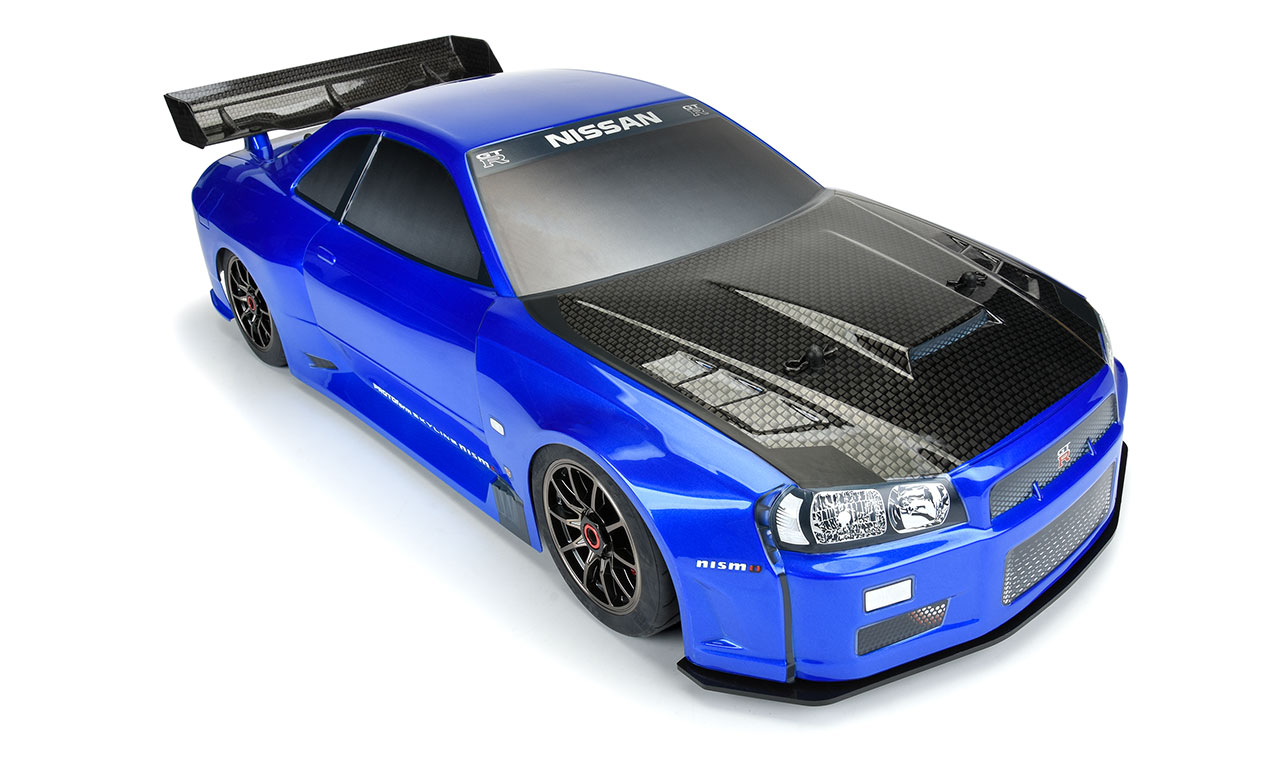 PROTOform - Pro-line Racing 1/7 2002 Nissan Skyline GT-R R34 Clear Body:  ARRMA Infraction 6S