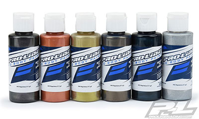 Pro-Line RC Body Paint Pure Metal Set (6 Pack)